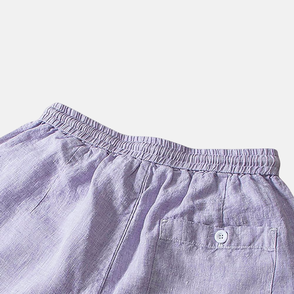 Bermuda Linho Masculina Fiorinni Phuket - detalhes