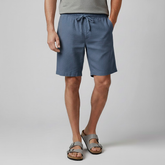 Bermuda Masculina Linho Capri azul