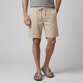 Bermuda Masculina Linho Capri bege