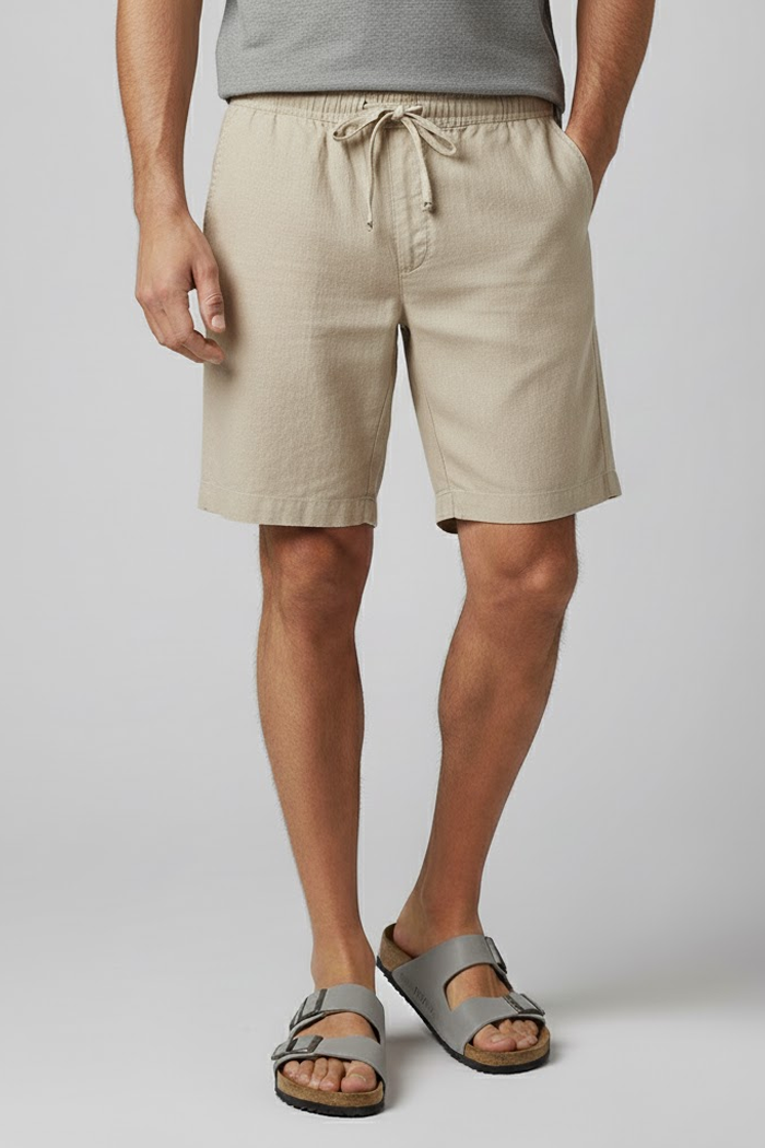 Bermuda Masculina Linho Capri