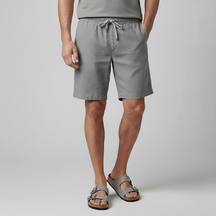 Bermuda Masculina Linho Capri cinza
