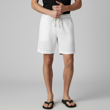 Bermuda Masculina Linho Portofino branca 