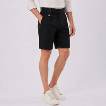 Bermuda Masculina de Alfaiataria Halden preta