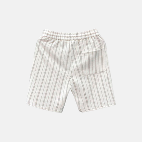 Bermuda Moletom Listrada Fiorinni Tirreno branca fundo