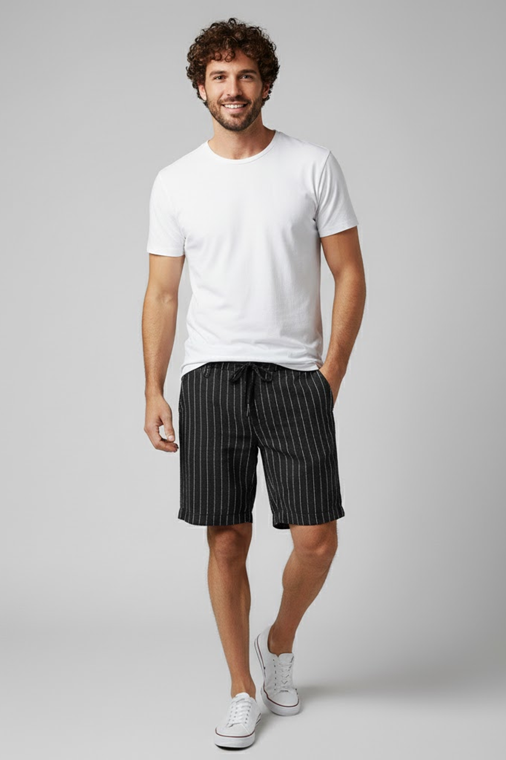 Bermuda Masculinha Linho Fiorinni Firenze