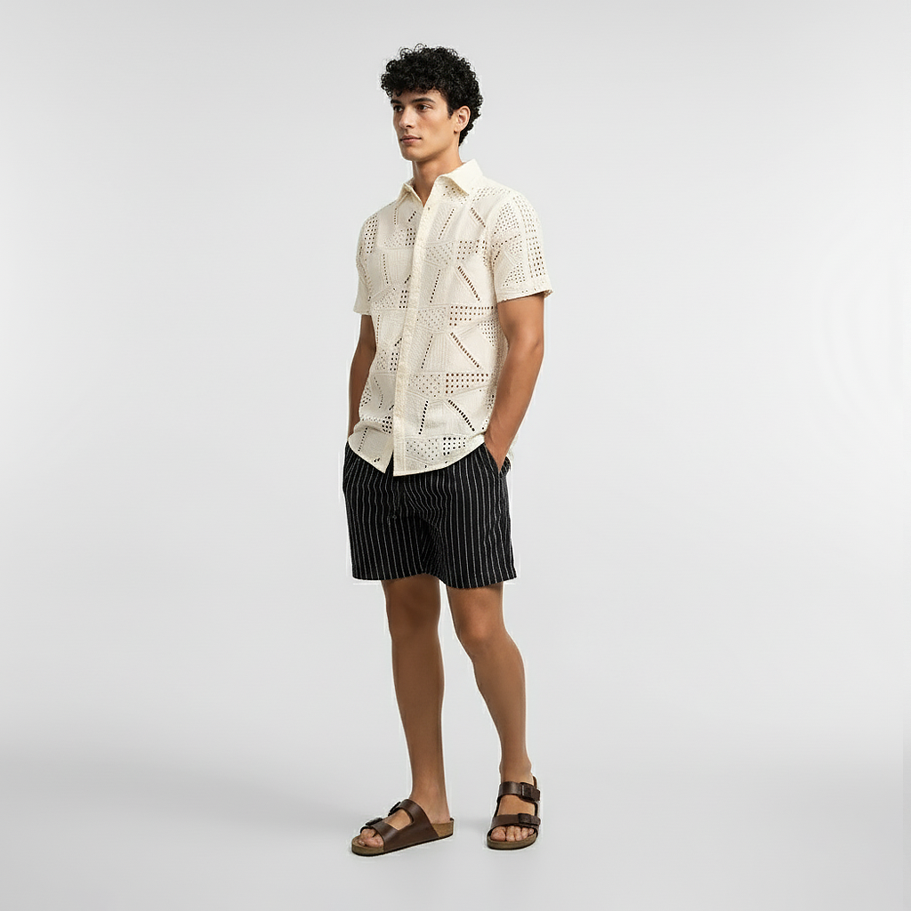 Bermuda Linho Masculina Fiorinni Firenze