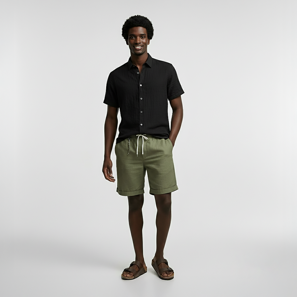 Bermuda Linho Masculina Fiorinni Malta