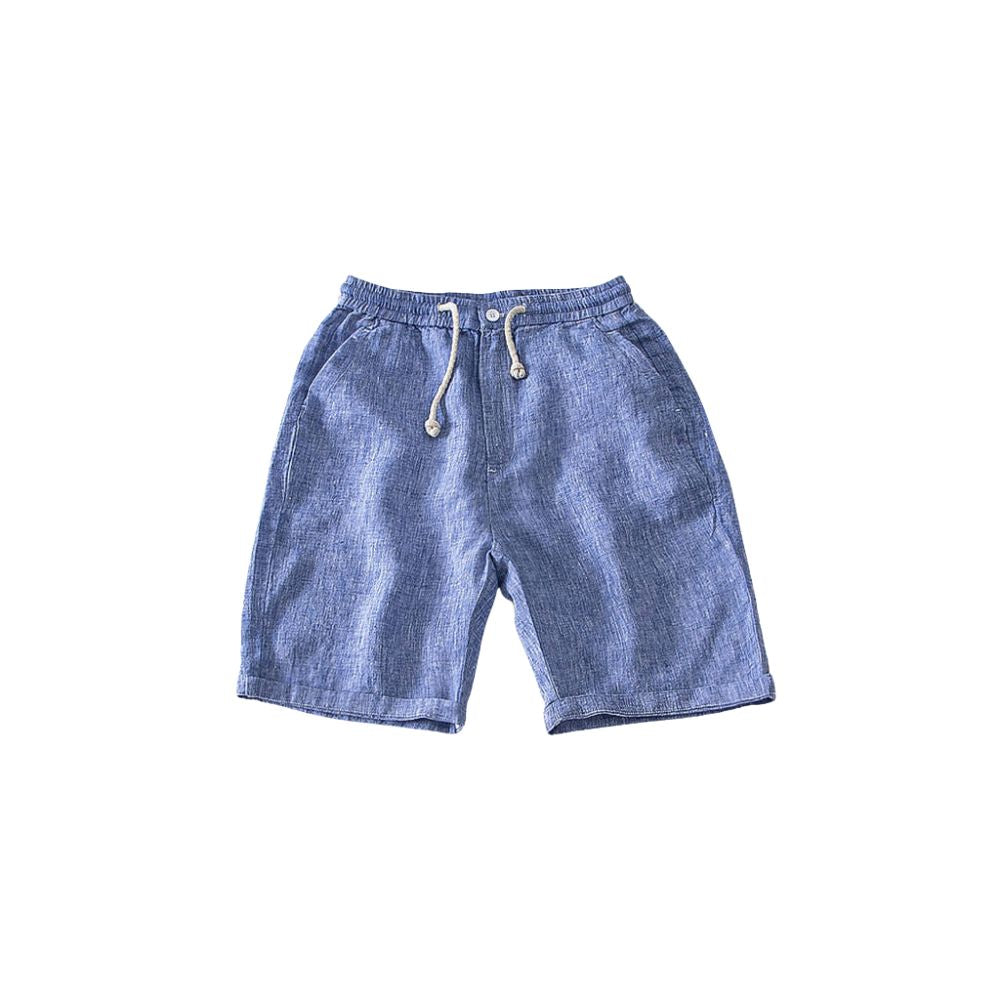 Bermuda Linho Masculina Fiorinni Phuket azul