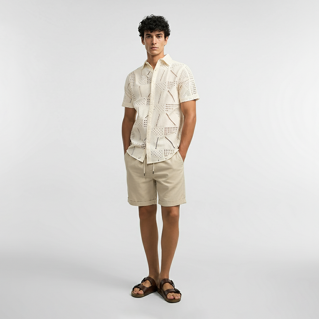 Bermuda Linho Masculina Fiorinni Verano