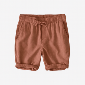 Bermuda Masculina Linho Verano terracota