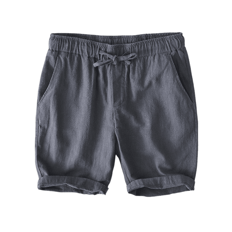 Bermuda de Linho Masculina Fiorinni Verano cinza