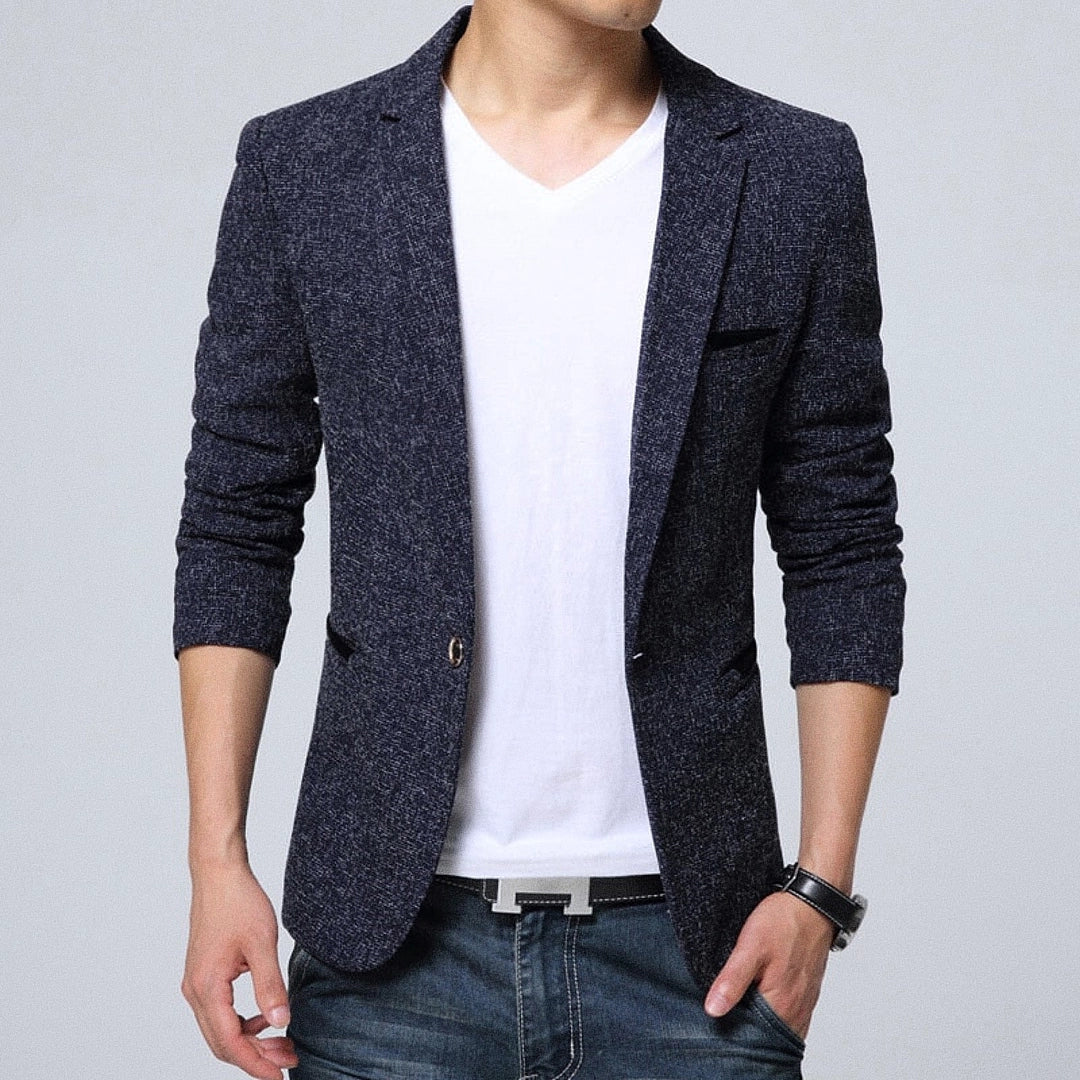 Blazer Masculino Fiorinni Madson azul marinho