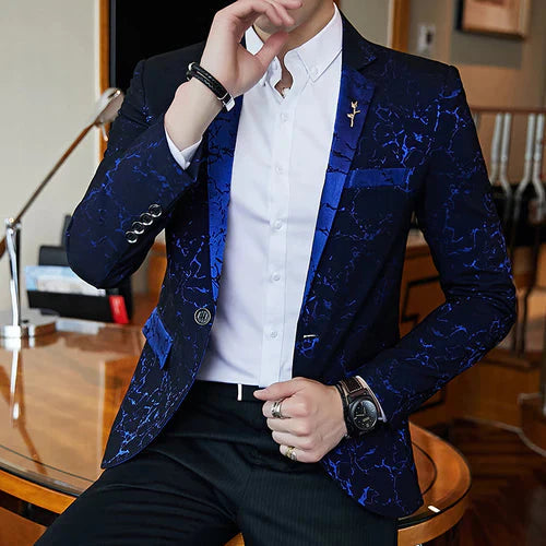 Blazer Masculino Fiorinni Realm azul