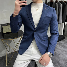 Blazer Masculino Fiorinni Veneza azul royal