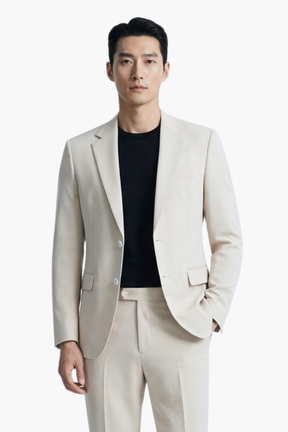 Blazer Masculino Slim Vergast com Lapela Notched