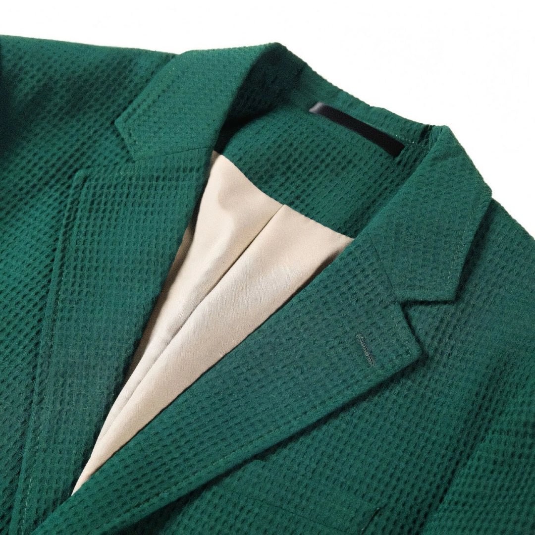 Blazer Masculino Fiorinni Noble Verde - Detalhes