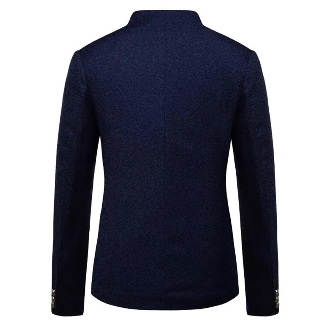 Blazer Masculino Slim Fiorinni Beaumont Azul Marinho Costas