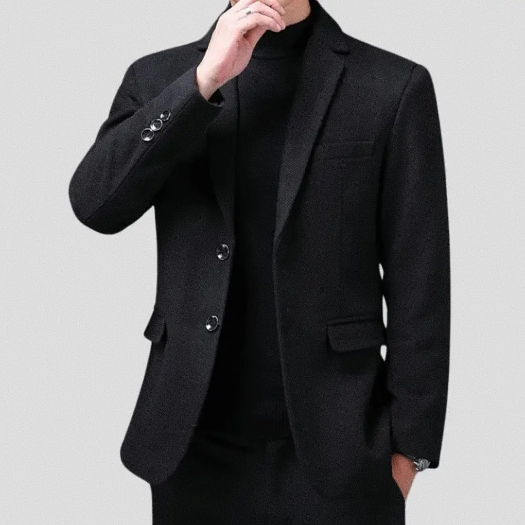 Blazer Masculino Slim Fiorinni Herrera Preto