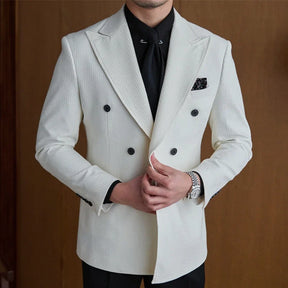 Blazer Masculino Transpassado Fiorinni F011 branco