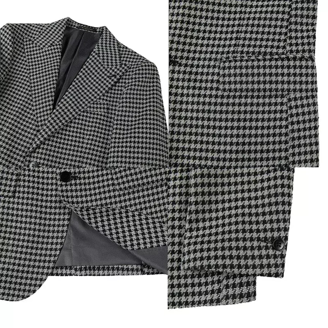 Blazer Masculino Xadrez Fiorinni F019