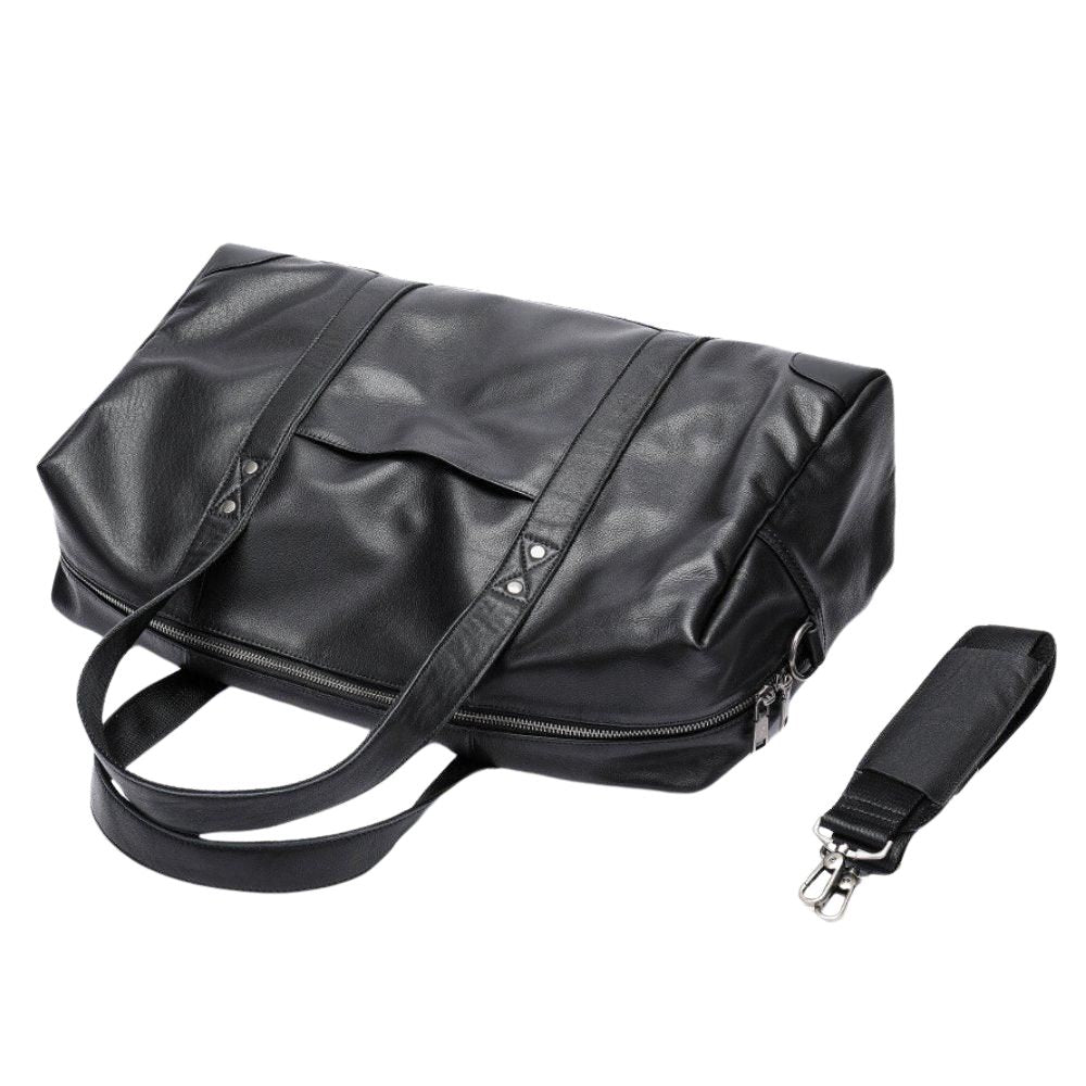 Bolsa de Viagem de Couro Fiorinni Velthor preto