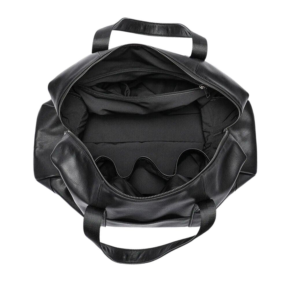 Bolsa de Viagem de Couro Fiorinni Velthor preto