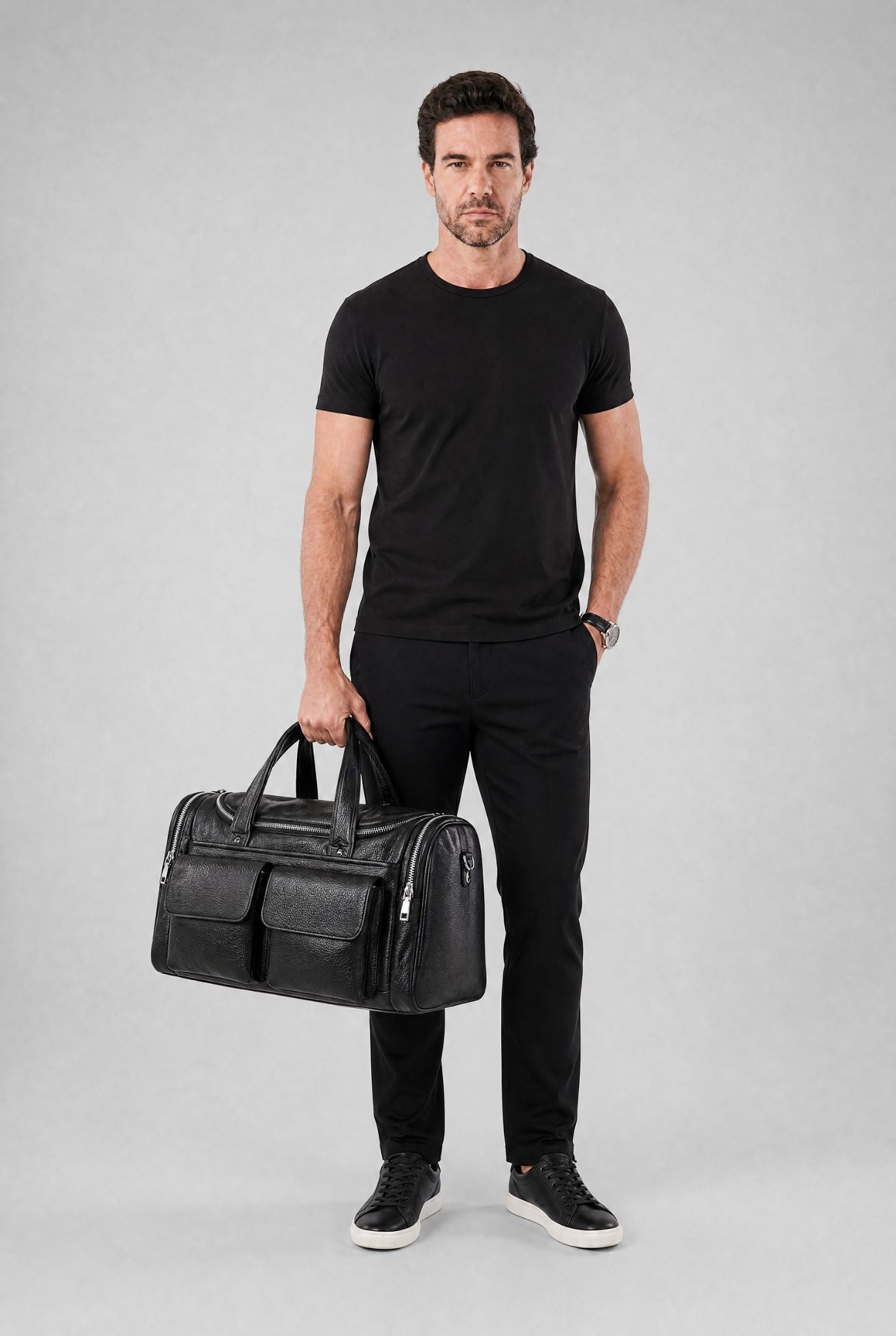 Bolsa de Viagem em Couro Braveton