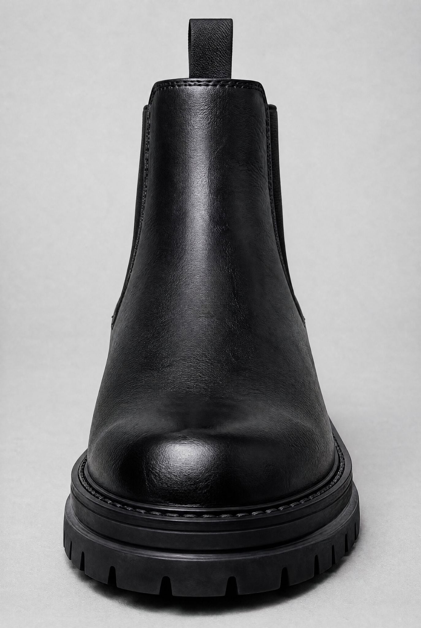 Bota Chelsea Masculina Tratorada em Couro com Plataforma