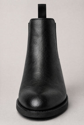 Bota Chelsea Masculina em Couro com Design Clássico Britânico