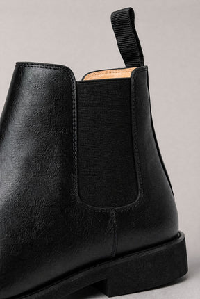 Bota Chelsea Masculina em Couro com Design Clássico Britânico