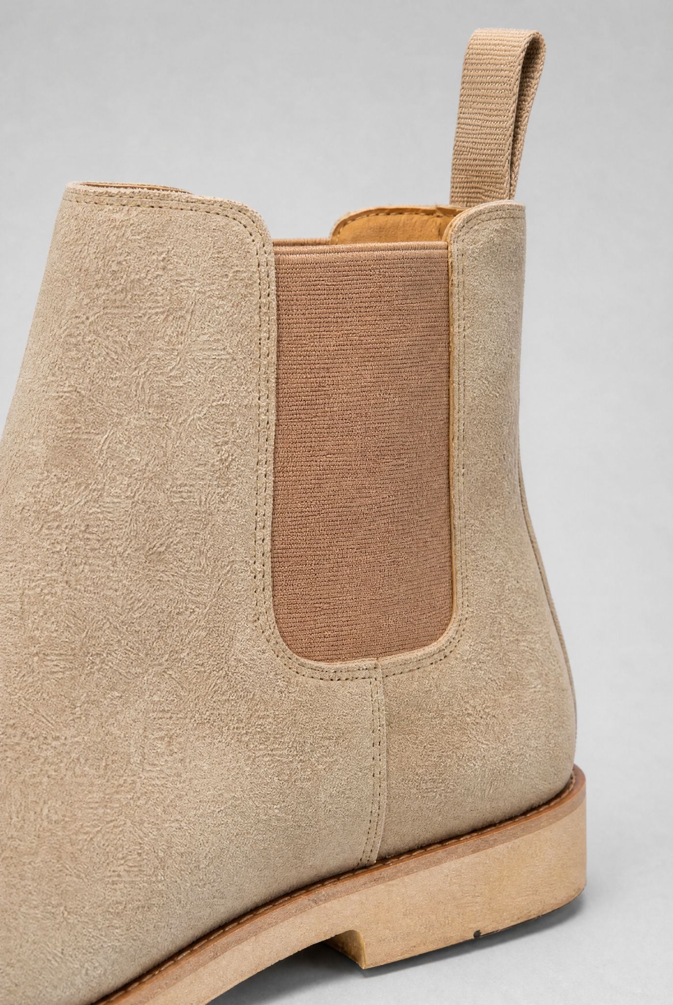 Bota Chelsea Masculina em Couro e Camurça Camden
