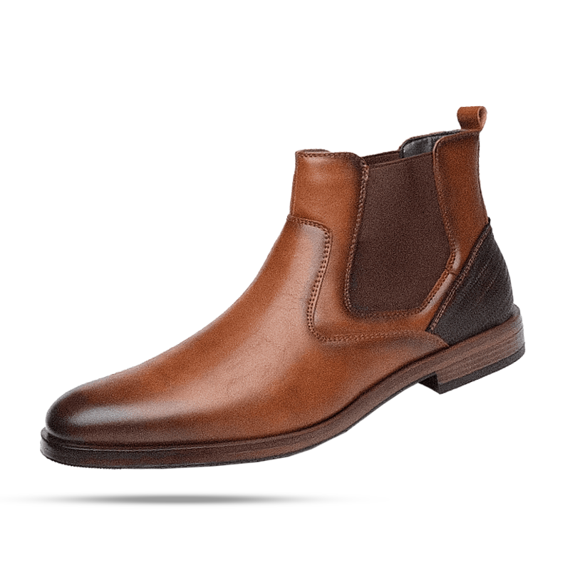 Bota Chelsea Masculina Fiorinni Coventry caramelo