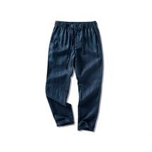 Calça Linho Masculina Fiorinni F093 azul marinho