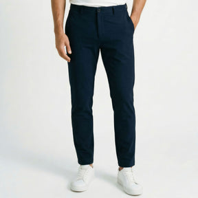 Calça de Alfaiataria Leve Masculina azul marinho