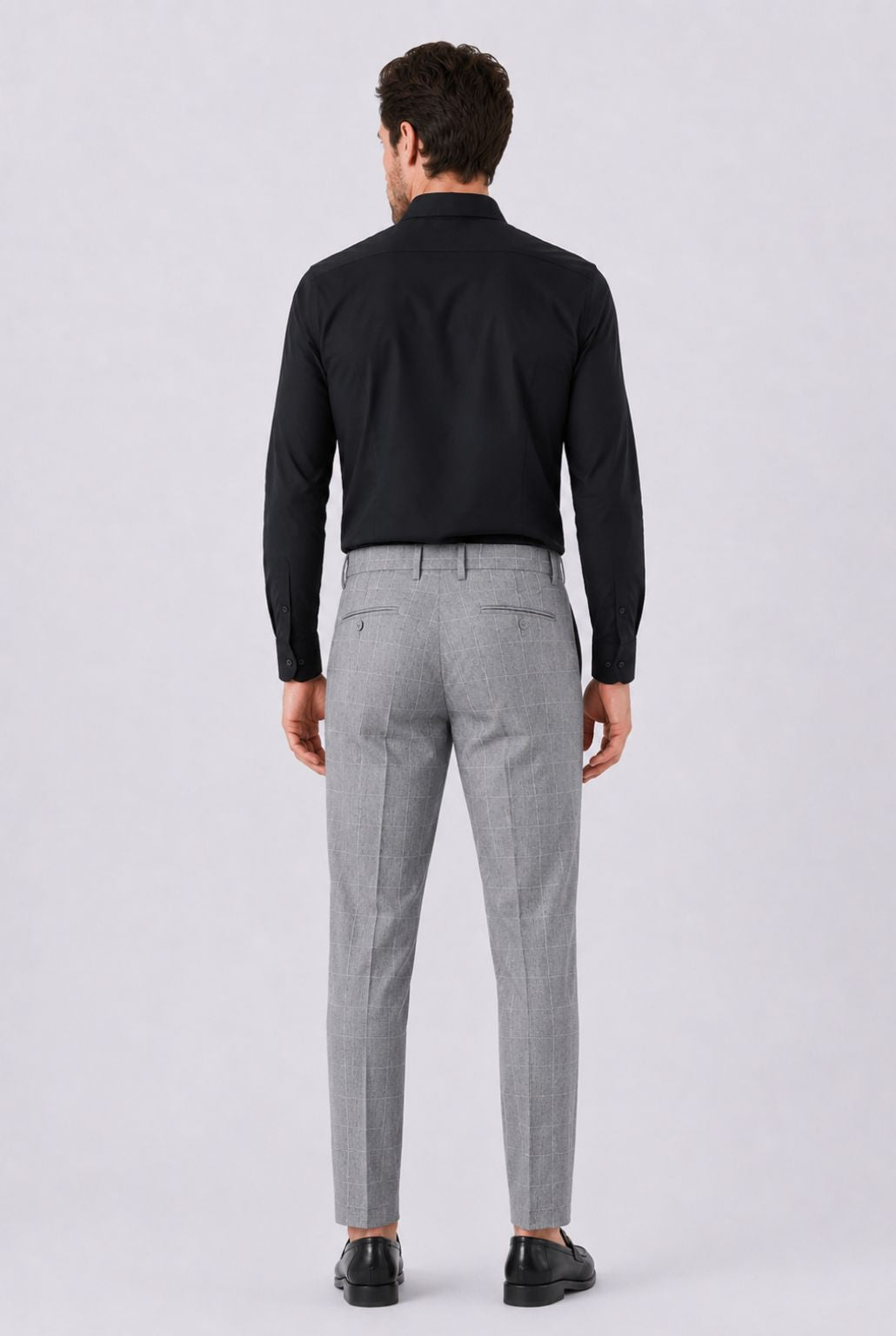 Calça Social Xadrez Masculina Oviedo
