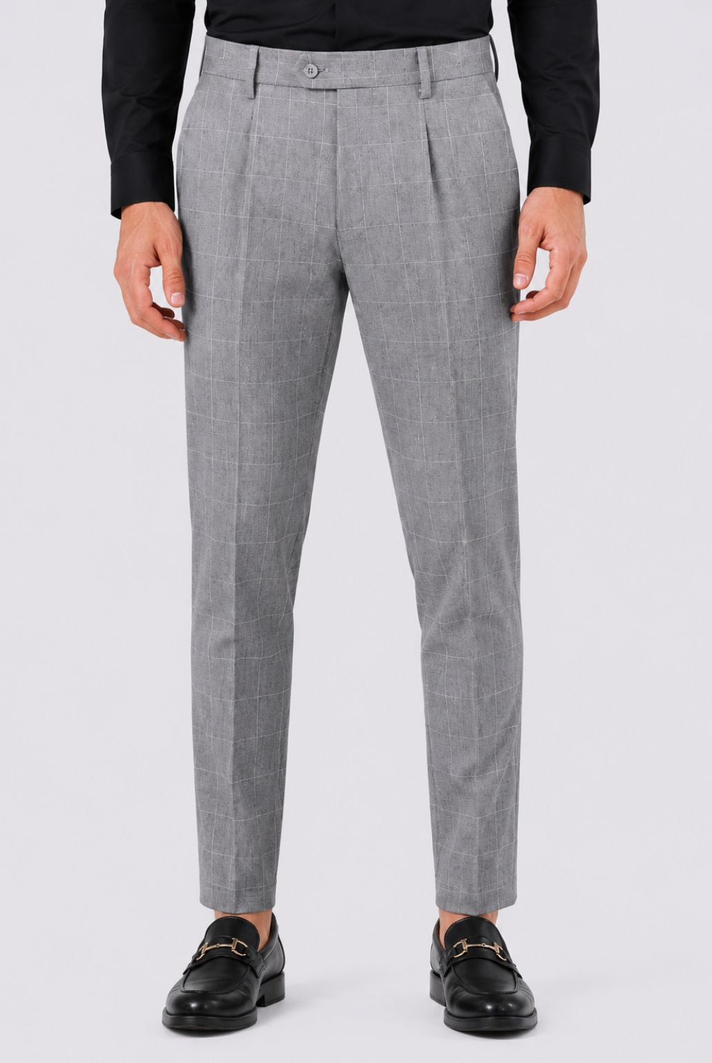 Calça Social Xadrez Masculina Oviedo