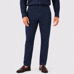 Calça Chino Masculina Dresk azul marinho
