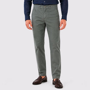 Calça Chino Masculina Dresk verde 
