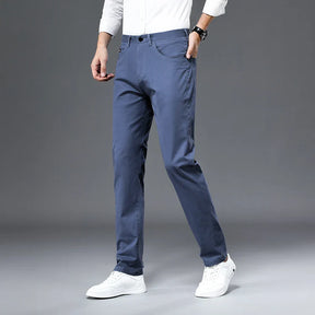 Calça Chino em Sarja Masculina Fiorinni F012 azul