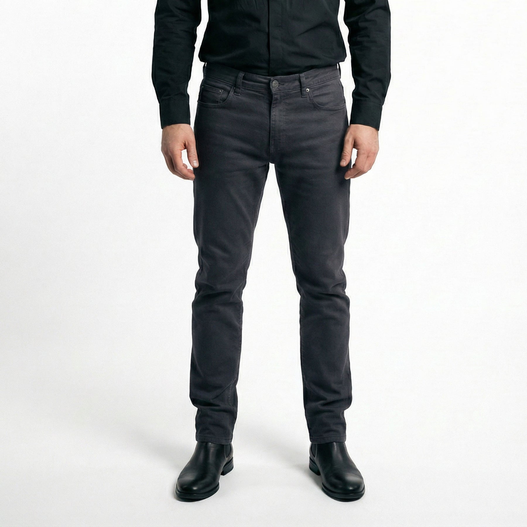 Calça Jeans Masculina cinza escuro