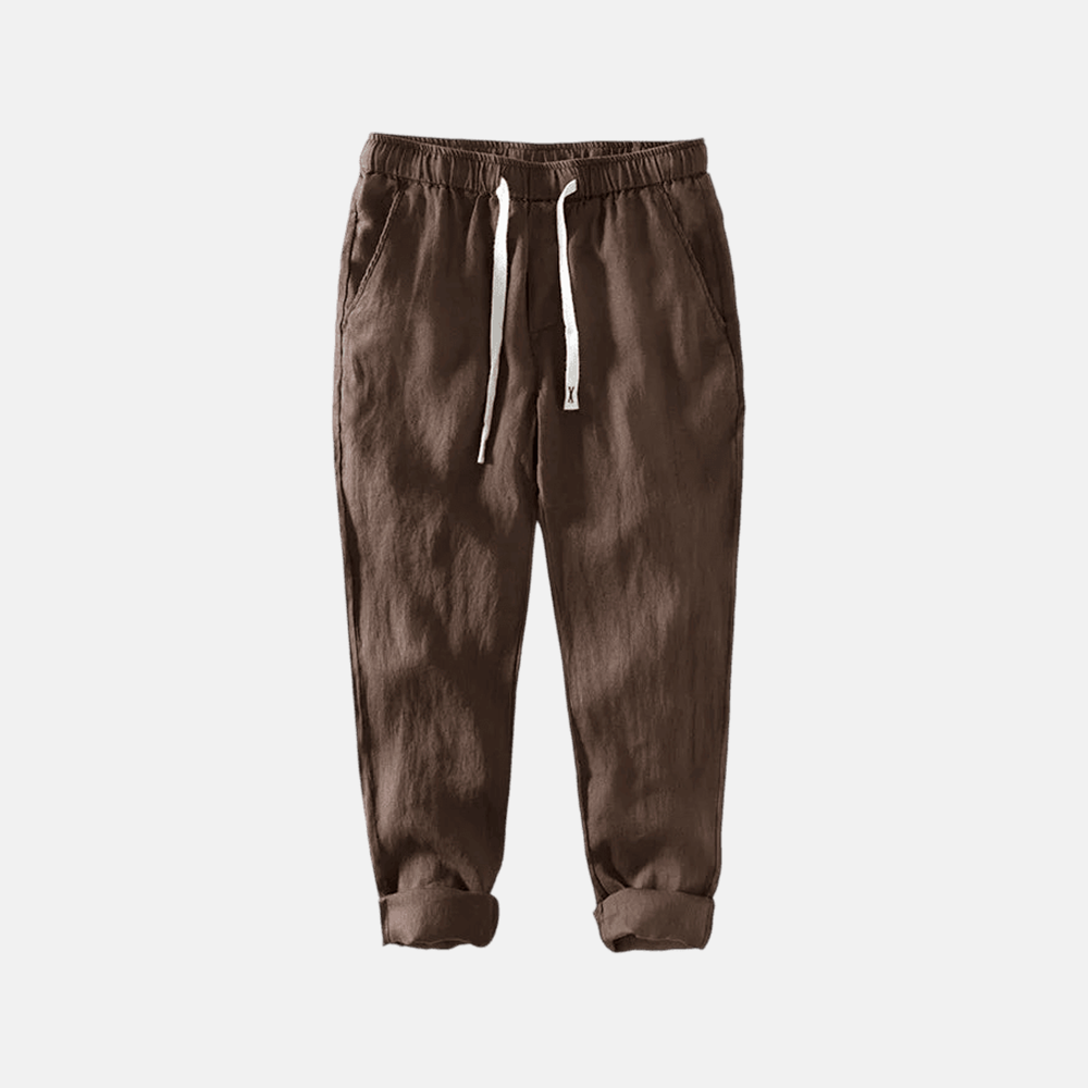 Calça Linho Masculina Fiorinni F086 marrom