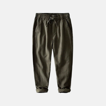 Calça Linho Masculina Fiorinni F087 verde musgo