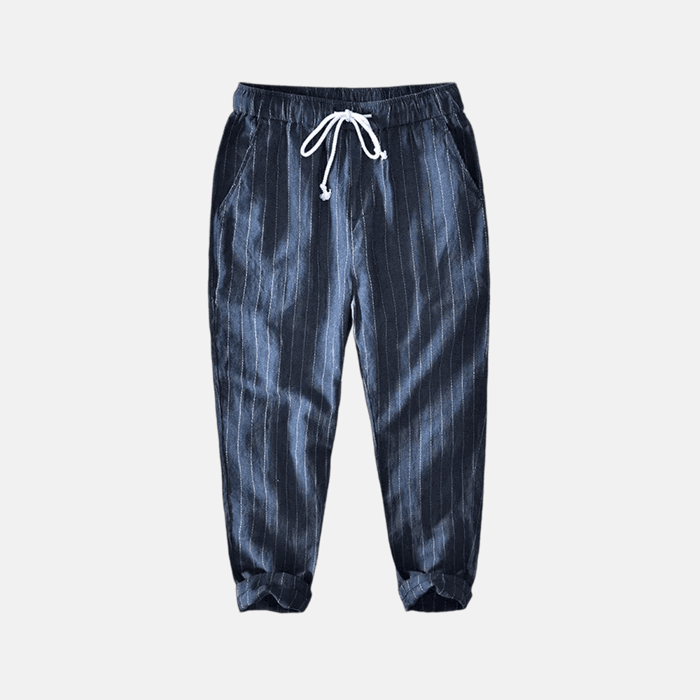 Calça Linho Masculina Fiorinni F090 azul