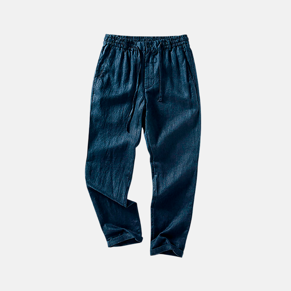 Calça Linho Masculina Fiorinni F093 azul