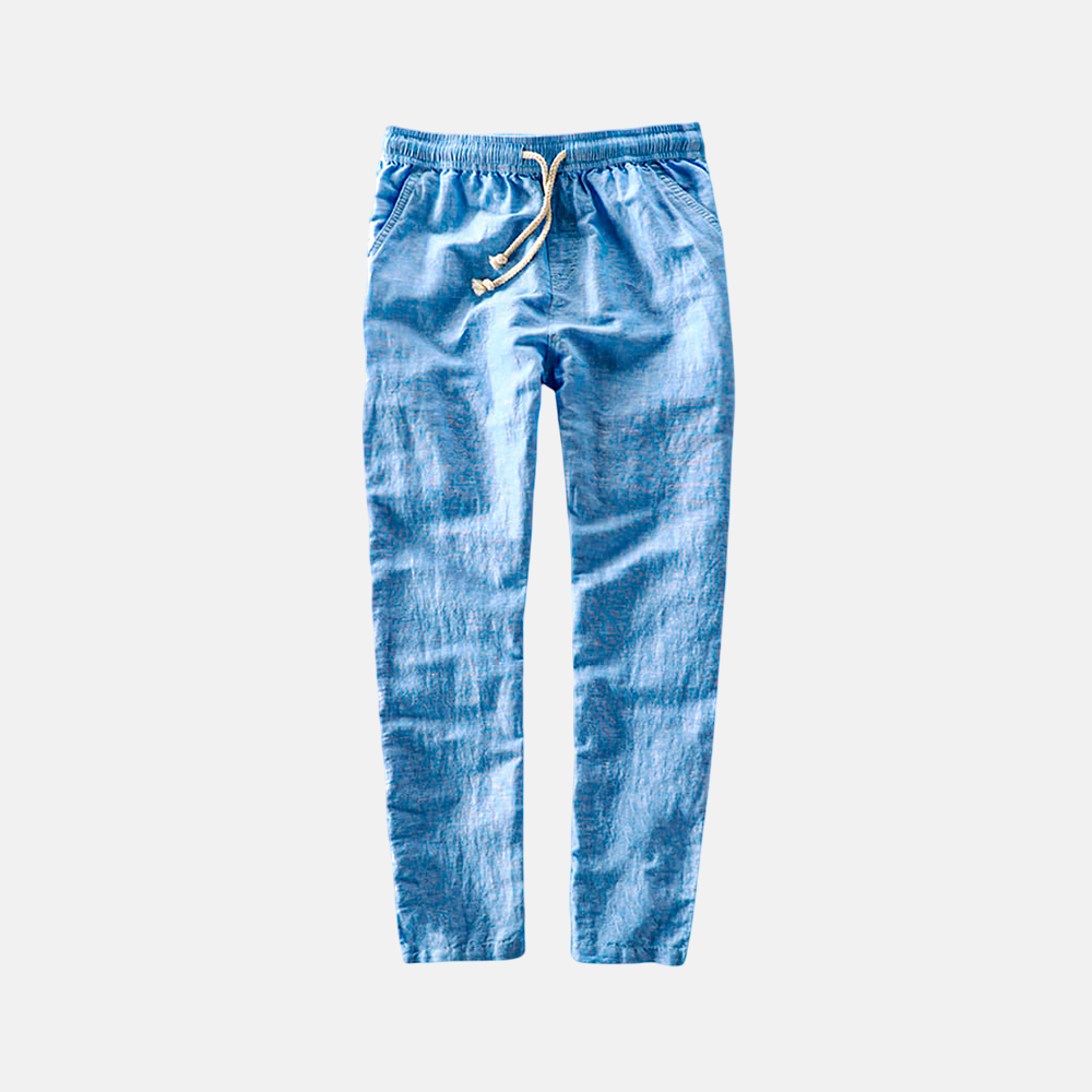 Calça Linho Masculina Fiorinni F095 azul celeste