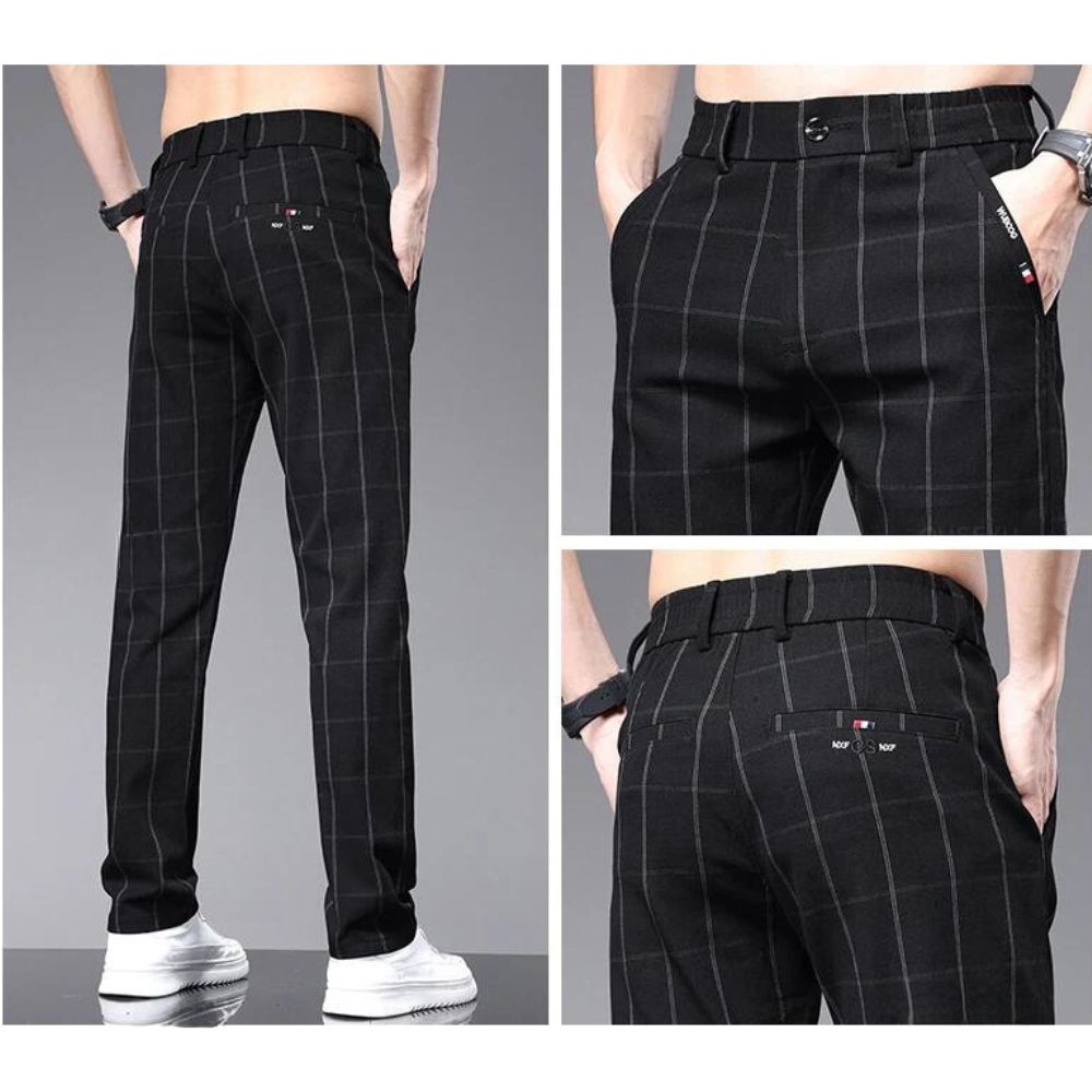 Calça Social Xadrez Masculina Fiorinni