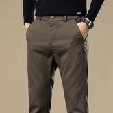 Calça Chino em Sarja Masculina Fiorinni F013 marrom