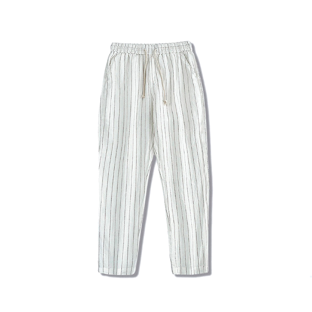 Calça Linho Listrada Fiorinni F084 branco