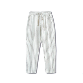 Calça Linho Listrada Fiorinni F084 branco