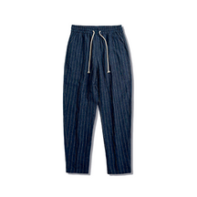 Calça Linho Listrada Fiorinni F084 azul marinho